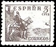 Spain 1940 El Cid 5 CTS Sepia Edifil 916